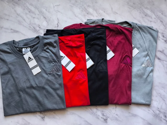Remera de Algodon Logo Bordado