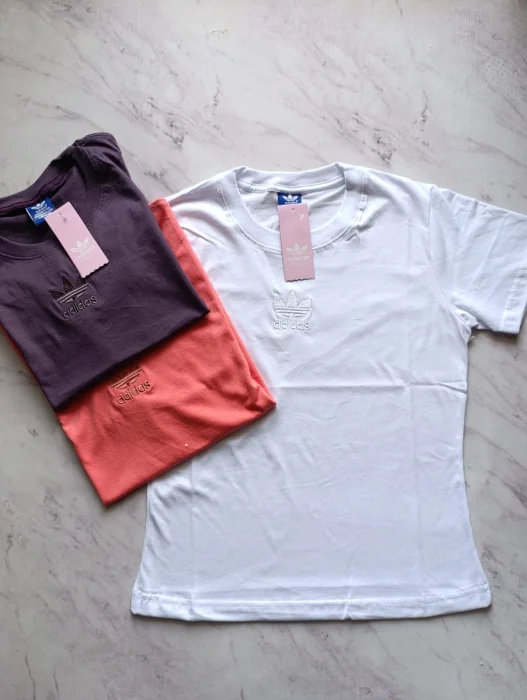 Remera Adidas Logo Bordado