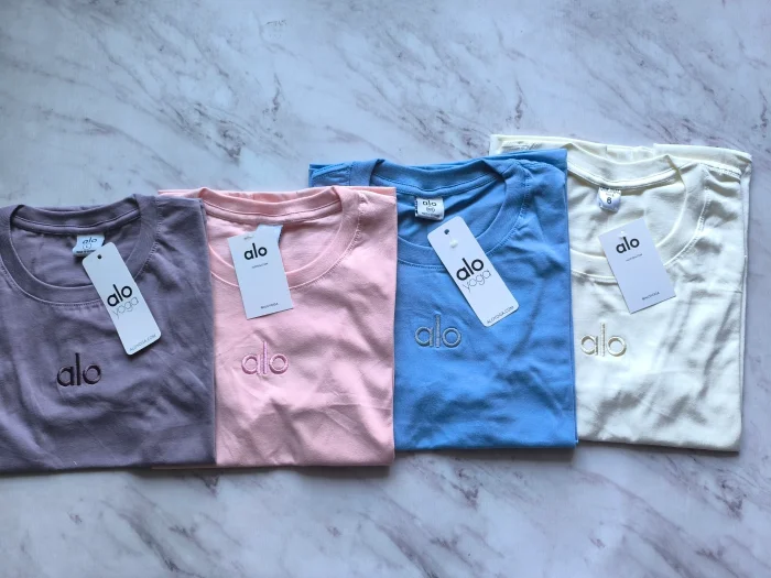 Remera Alo Logo Bordado Mujer