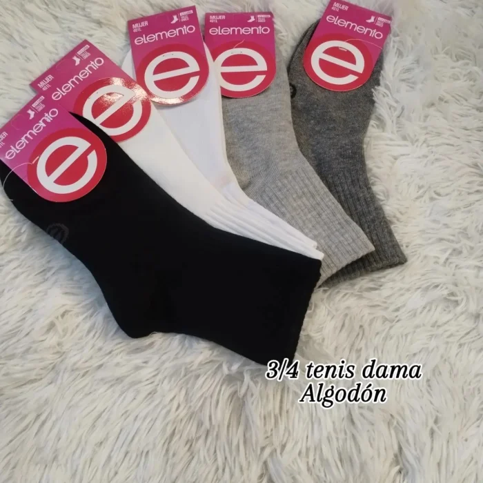 Medias Elemento 3/4 Tenis de Mujer
