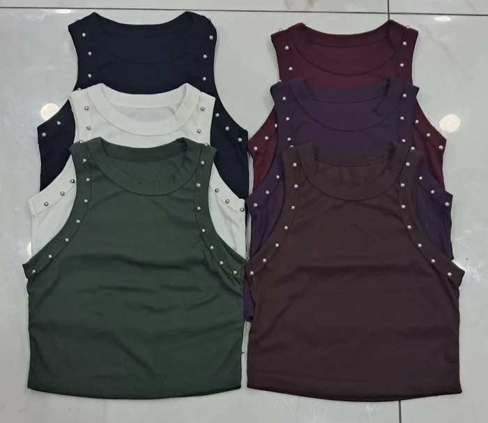 Musculosa de Morley con Tachas