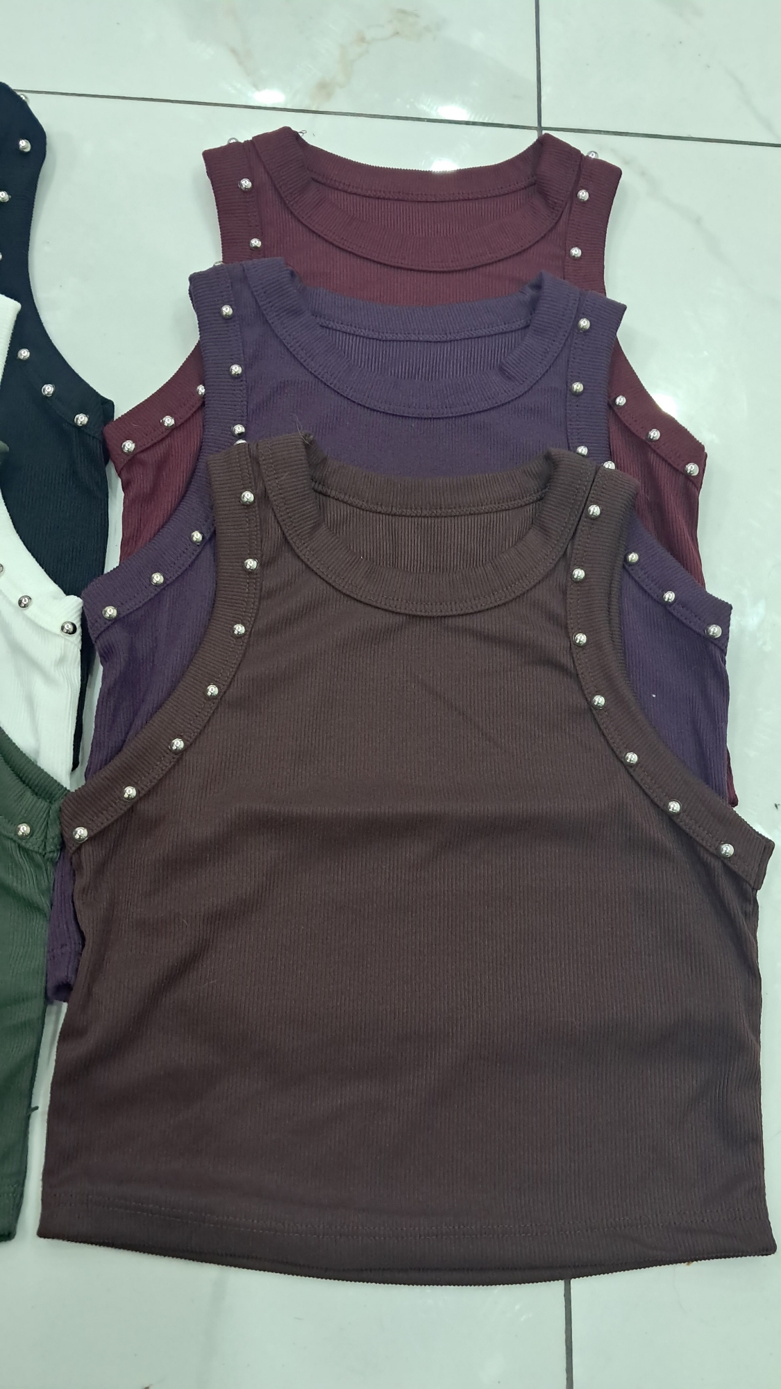 Musculosa de Morley con Tachas - Imagen 3