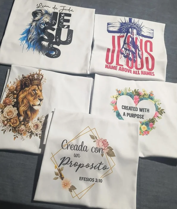 Remeras con Frases Cristianas