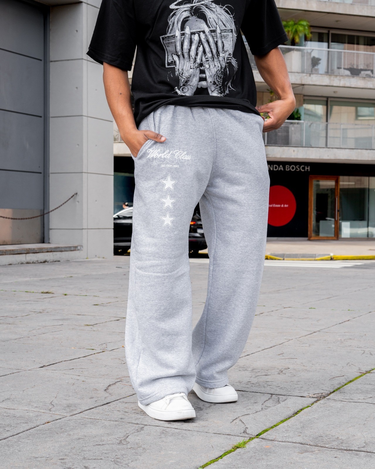Pantalon Corte Baggy Skater Fit - Imagen 1
