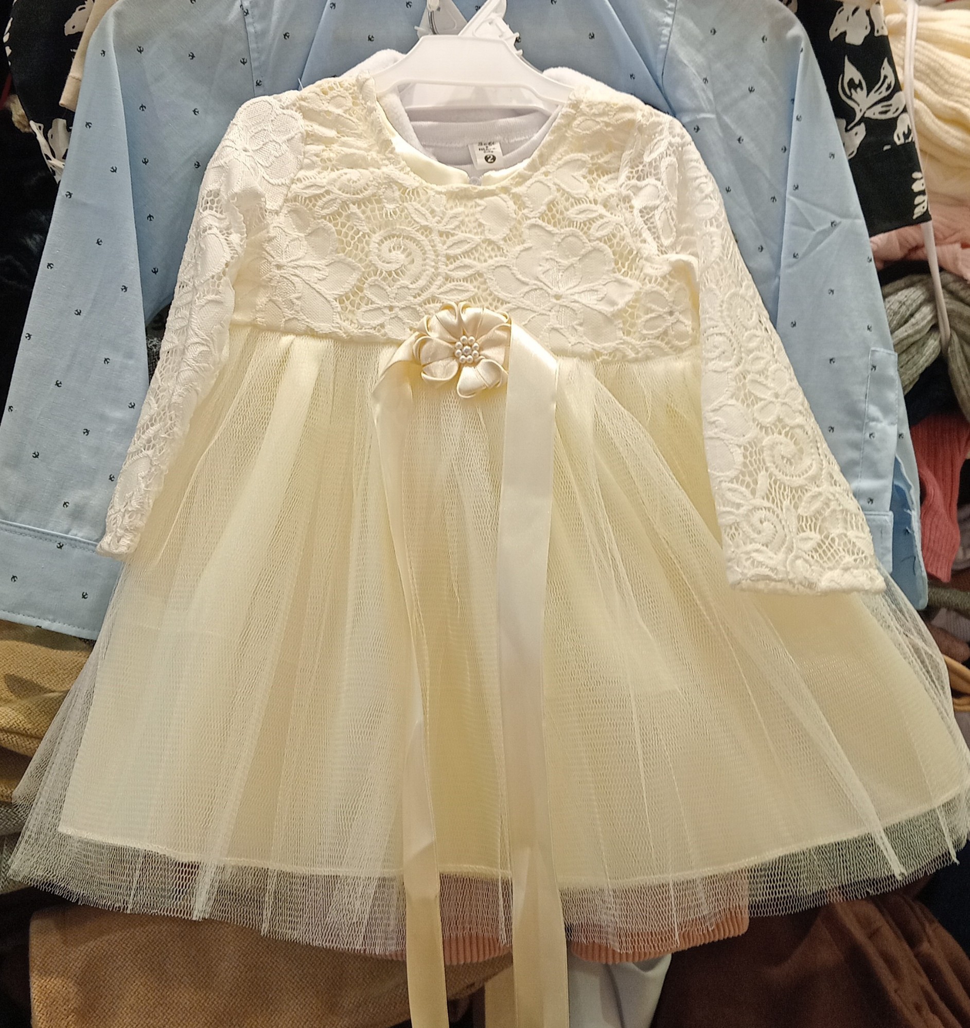 Vestido Mangas Encaje Beba - Imagen 2