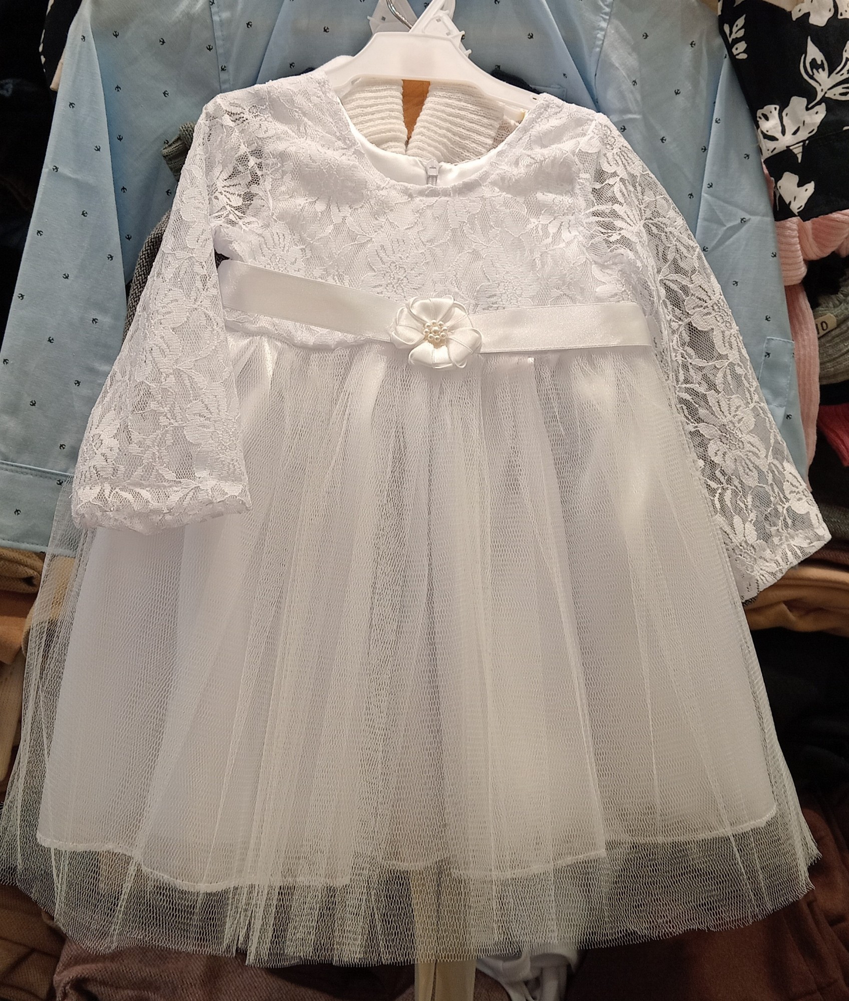 Vestido Mangas Encaje Beba - Imagen 3