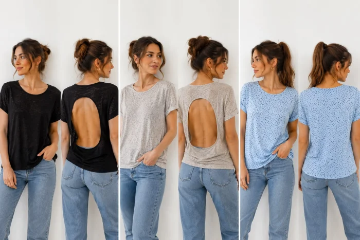 Remera Pack X3 Dama Mangas Cortas