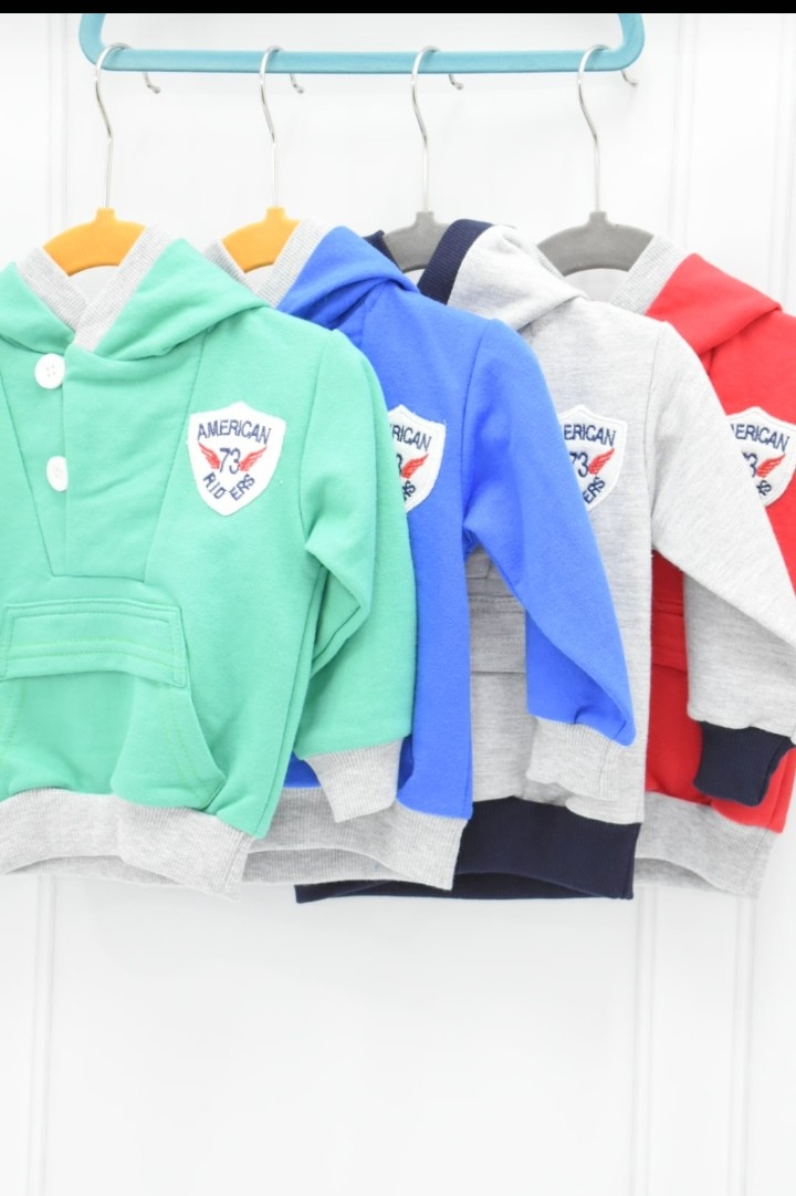 Buzo Rustico con Capucha Bebe - Imagen 3