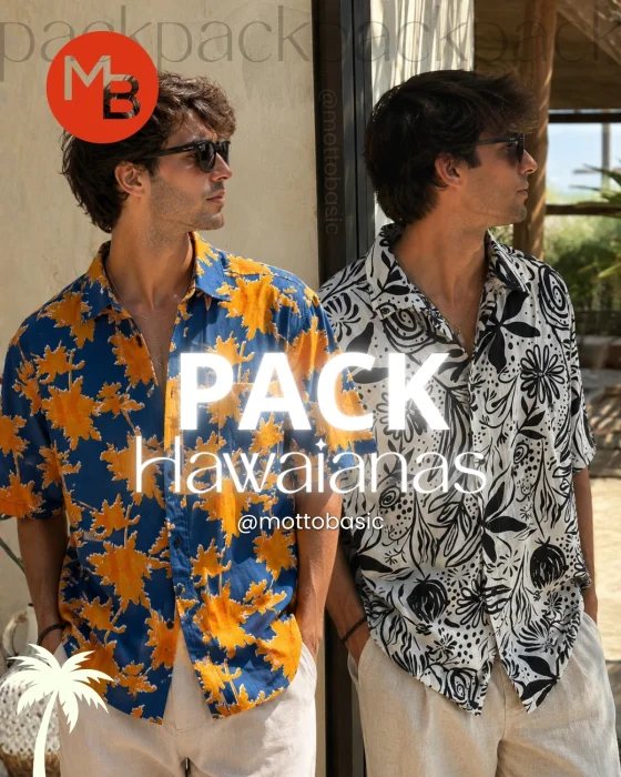 Pack 10 Camisas Hawaianas