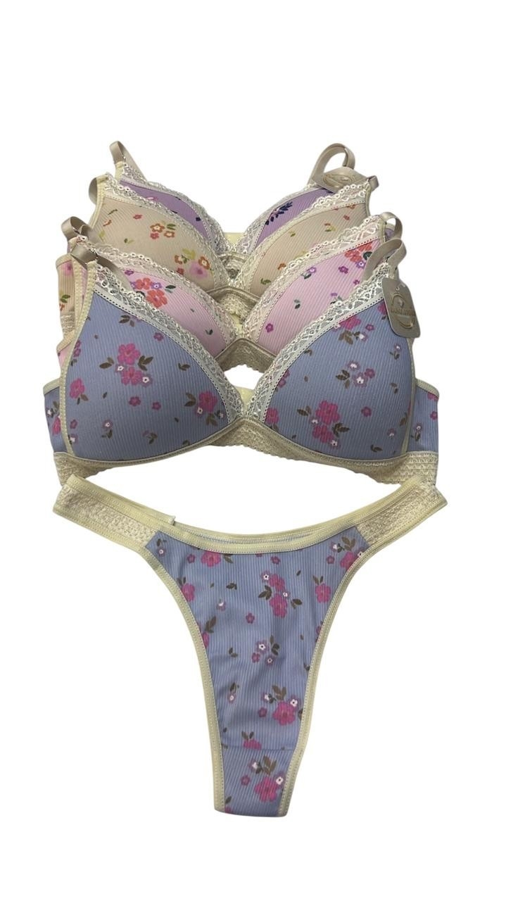 Conjunto Morley con Encaje Flores - Imagen 3