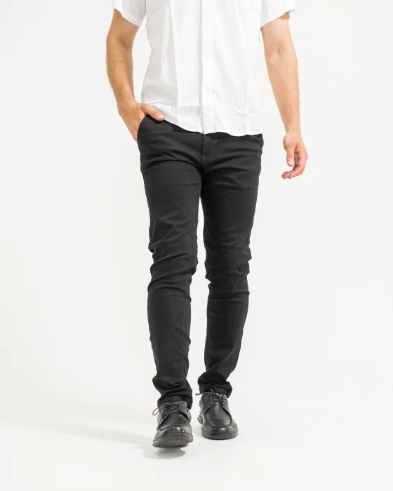 Corte Chino Elastizado Negro