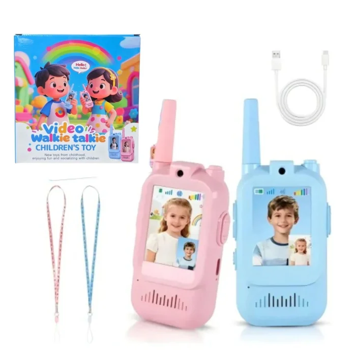 Walkie Talkies Niños Recargable C/video Camara  Av5882