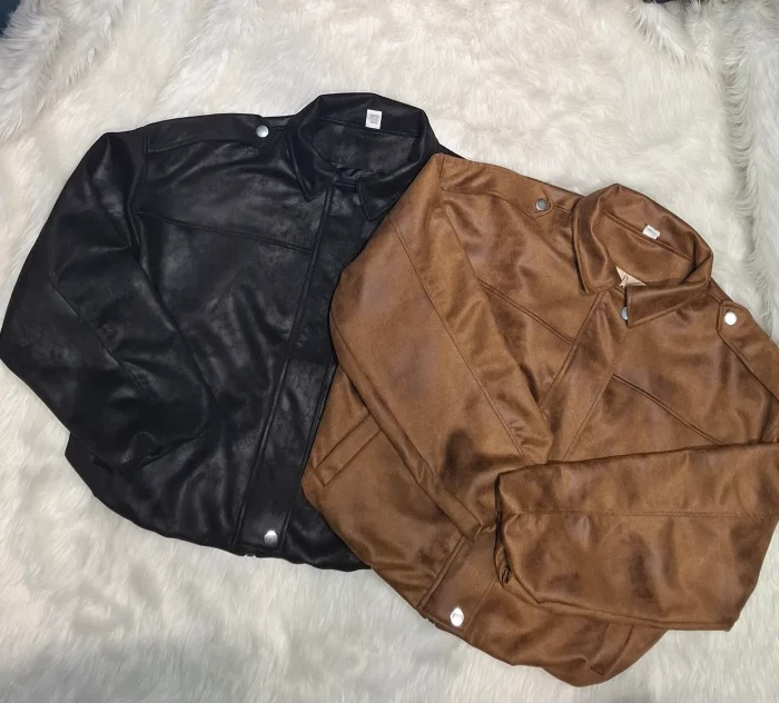 Bomber Gamuza
