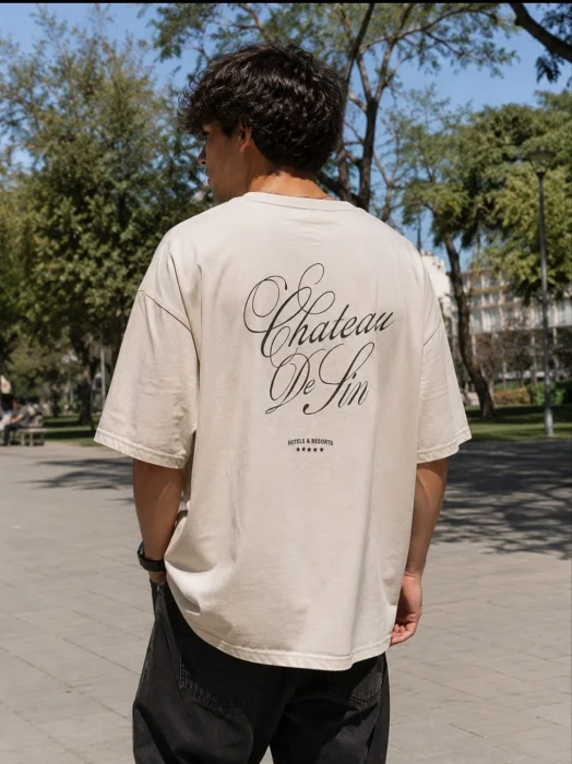 Remera Oversize Estampadas Algodón Peinado
