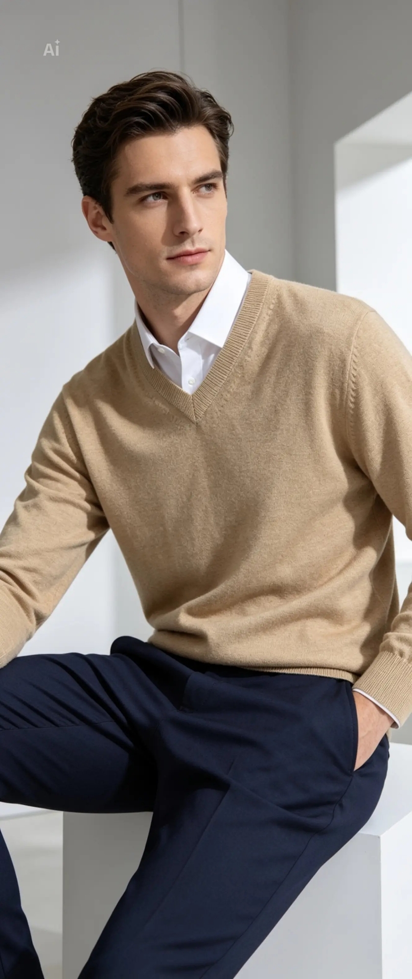 Sweaters de Bremer Escote V - Imagen 3