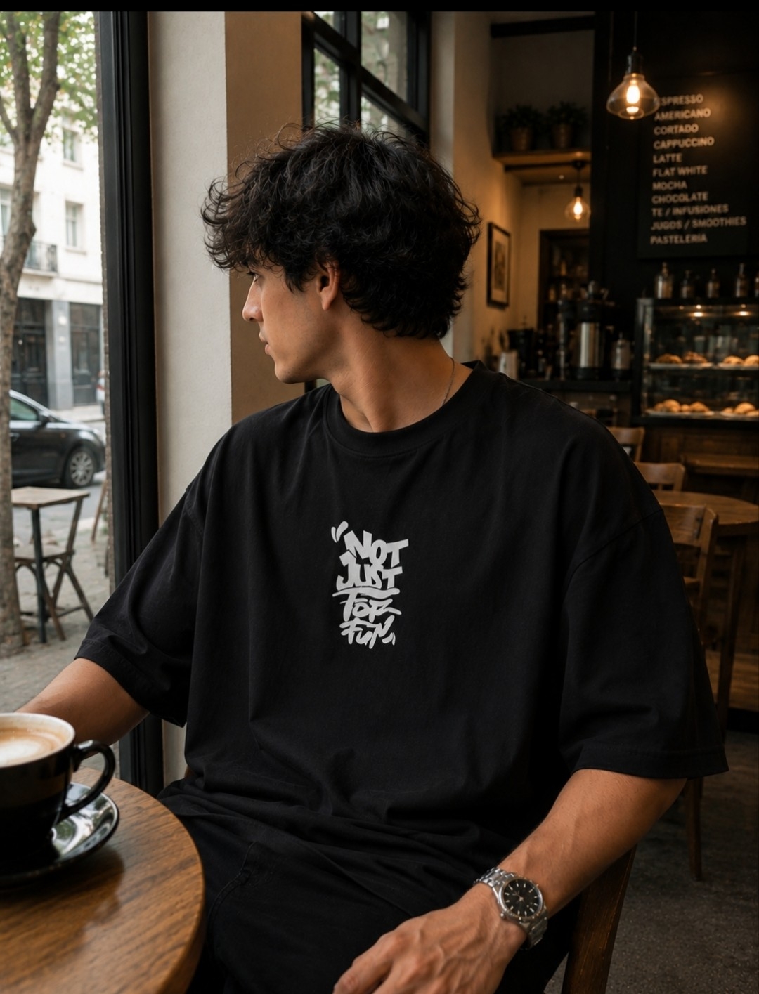 Remera Oversize Estampadas Algodón Peinado - Imagen 2