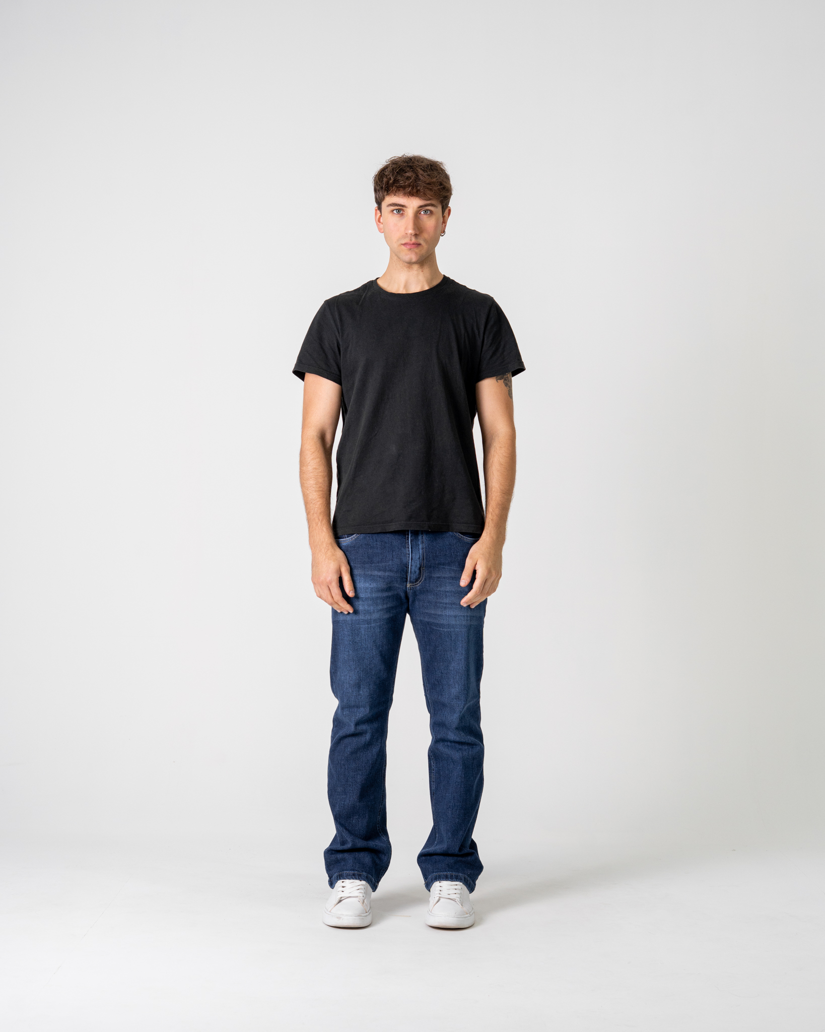 Pant. Hombre Flare Elastizado Azul Jean - DSC08831.jpg