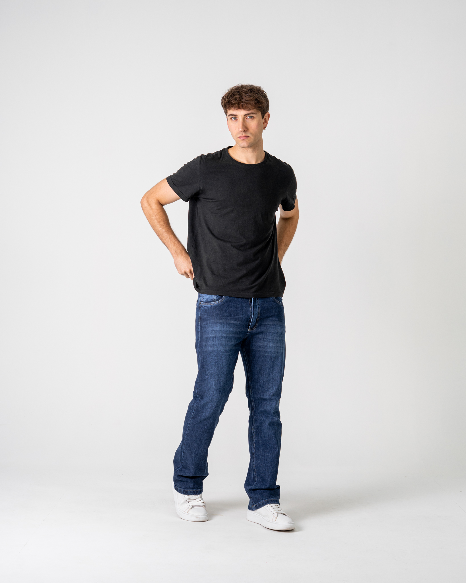 Pant. Hombre Flare Elastizado Azul Jean - DSC08837.jpg