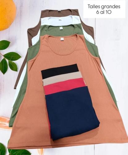Musculosa Morley Rib  Talles  Grandes del 6 al 10 por Pedido
