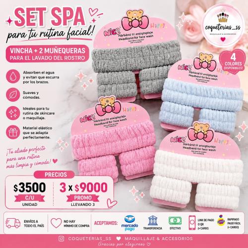 Vincha Muñequera Set
