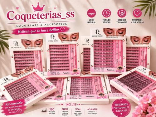 Kit de Pestañas Pegamento Sellador Pinza