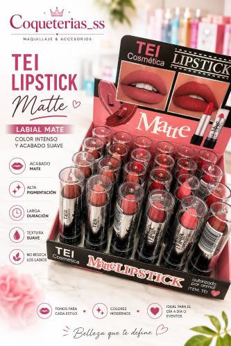 Labial en Barra Matte