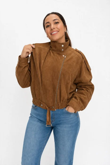 Campera Gamuza Oversize