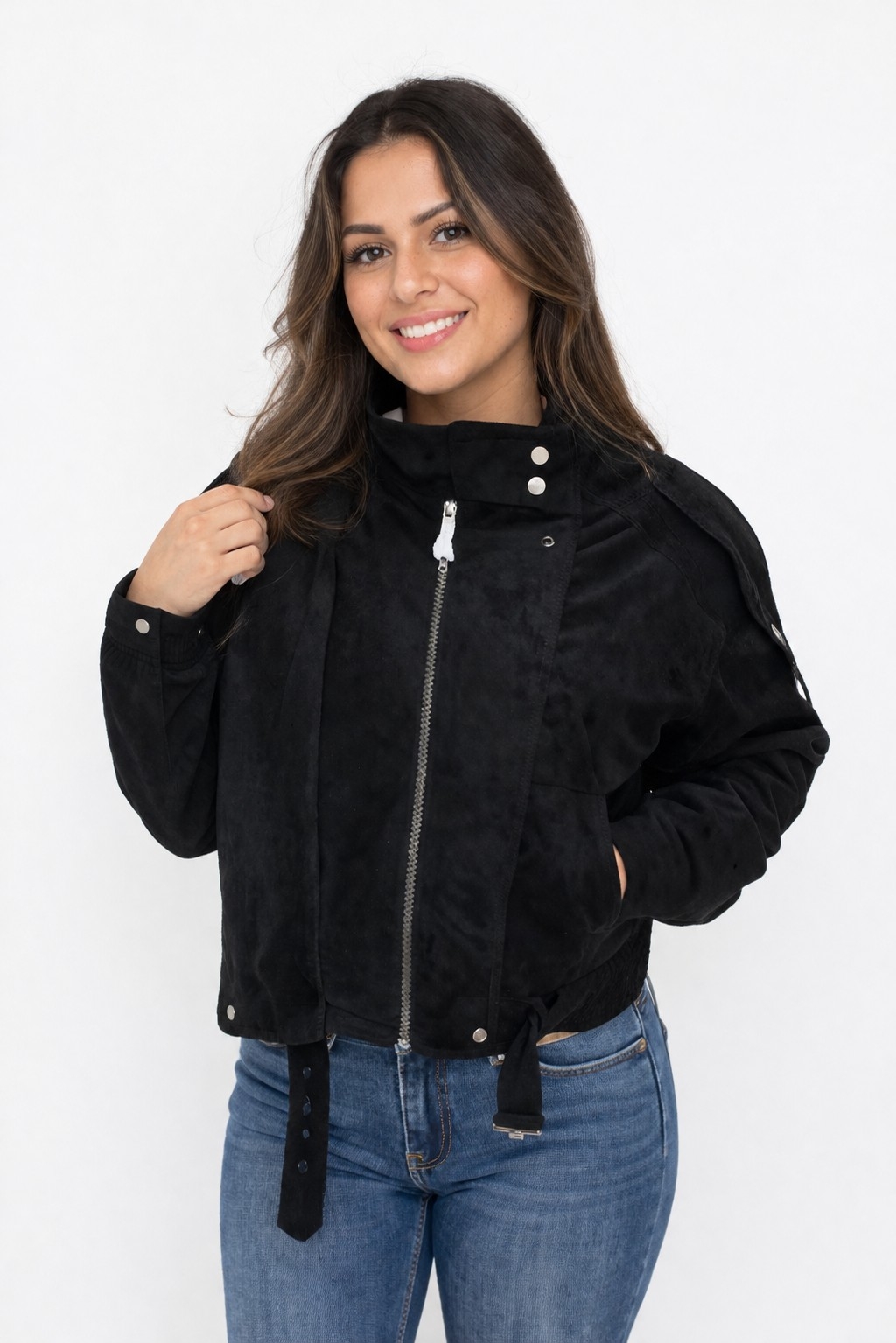 Campera Gamuza Oversize - Imagen 2