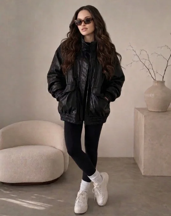 Campera Oversize Ecocuero