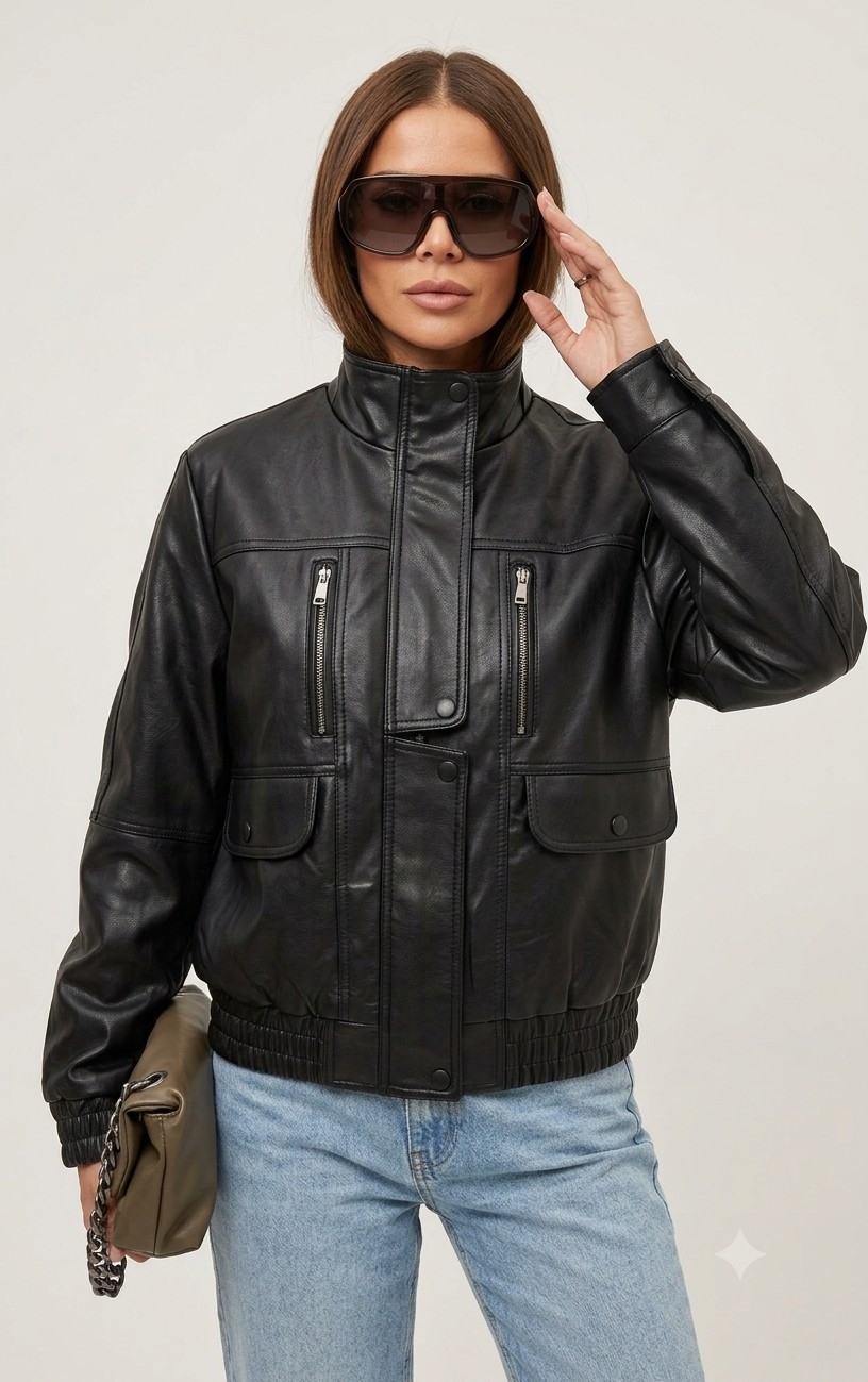 Campera Oversize Ecocuero - Imagen 3