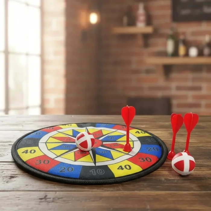 Juego Tiro al Blanco Velcro Dardos Pelotas Juguete Punteria