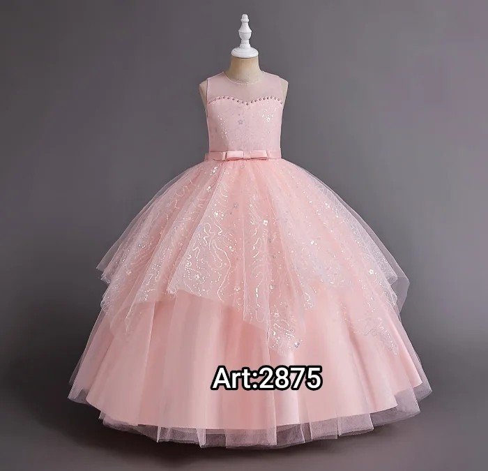 Vestido 2875 Rosa Importado