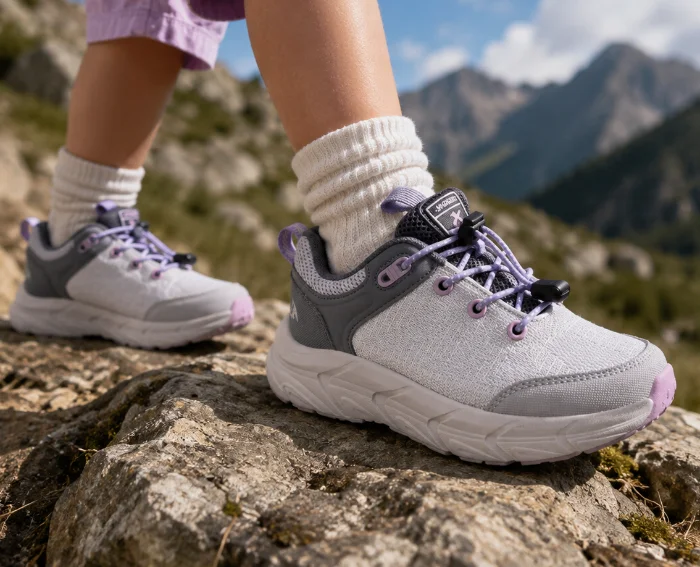 Zapatilla Trekking Montaña de Niños Liviana Jaguar  Importada Art. 3103 (28 al 35)