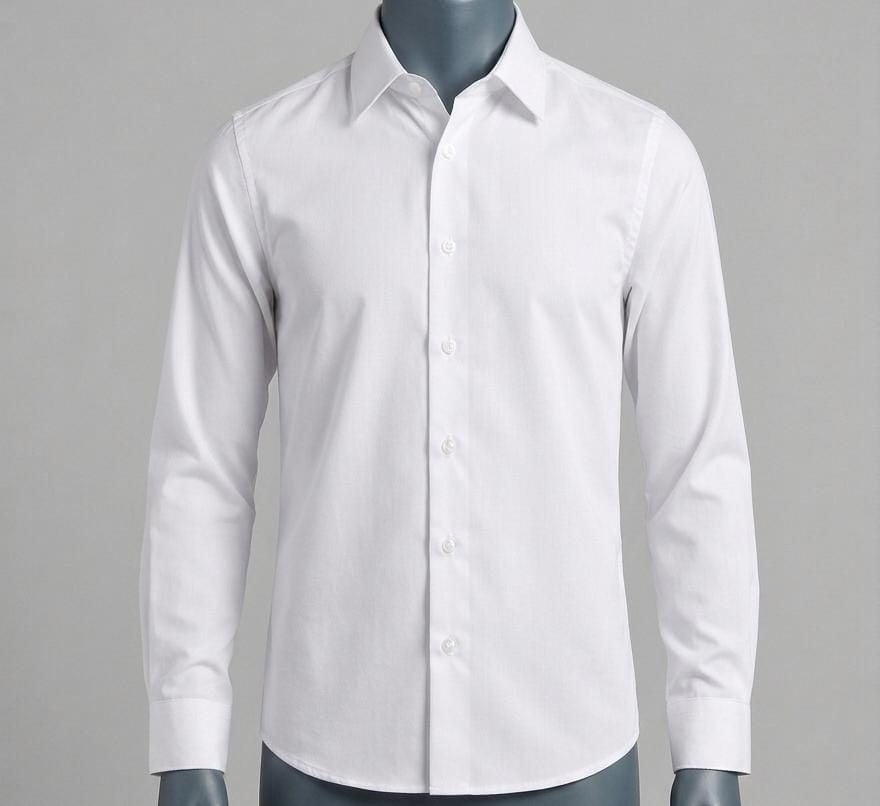 Camisa Blanco Liso - Imagen 2
