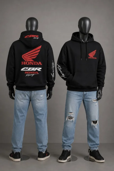 Buzo Estampado Friza Peinada