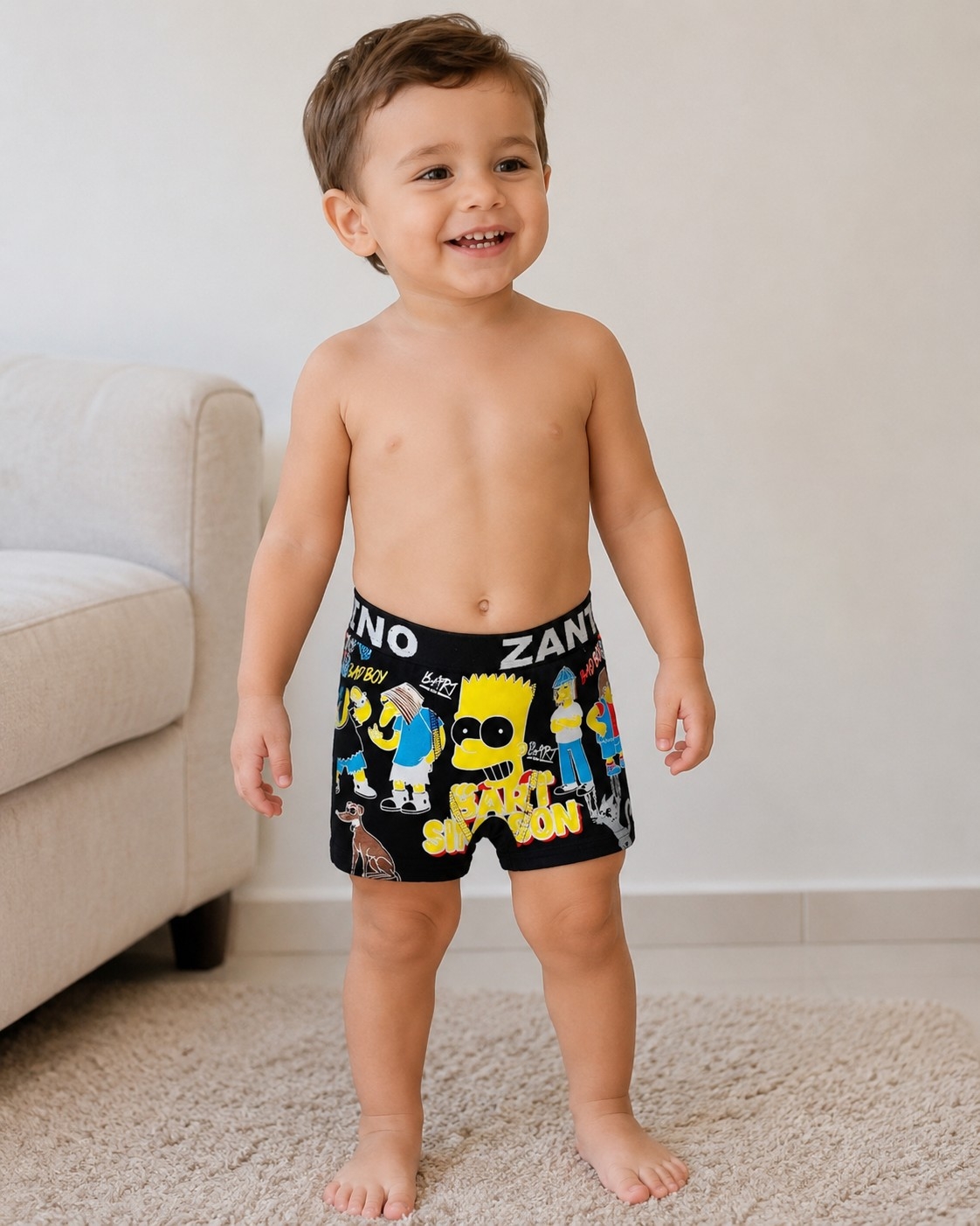 (art:bxn1)boxer Nene Zantino Estampado - Imagen 2