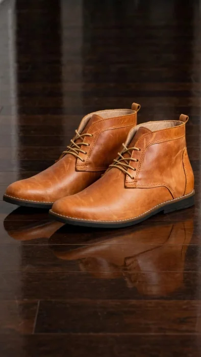 Cuero Vacuno Zapato de Vestir Bota Botita Color Suela Oxido