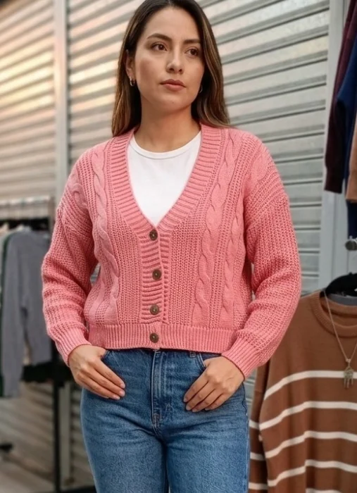 Cardigan Taty Hilo Acrílico