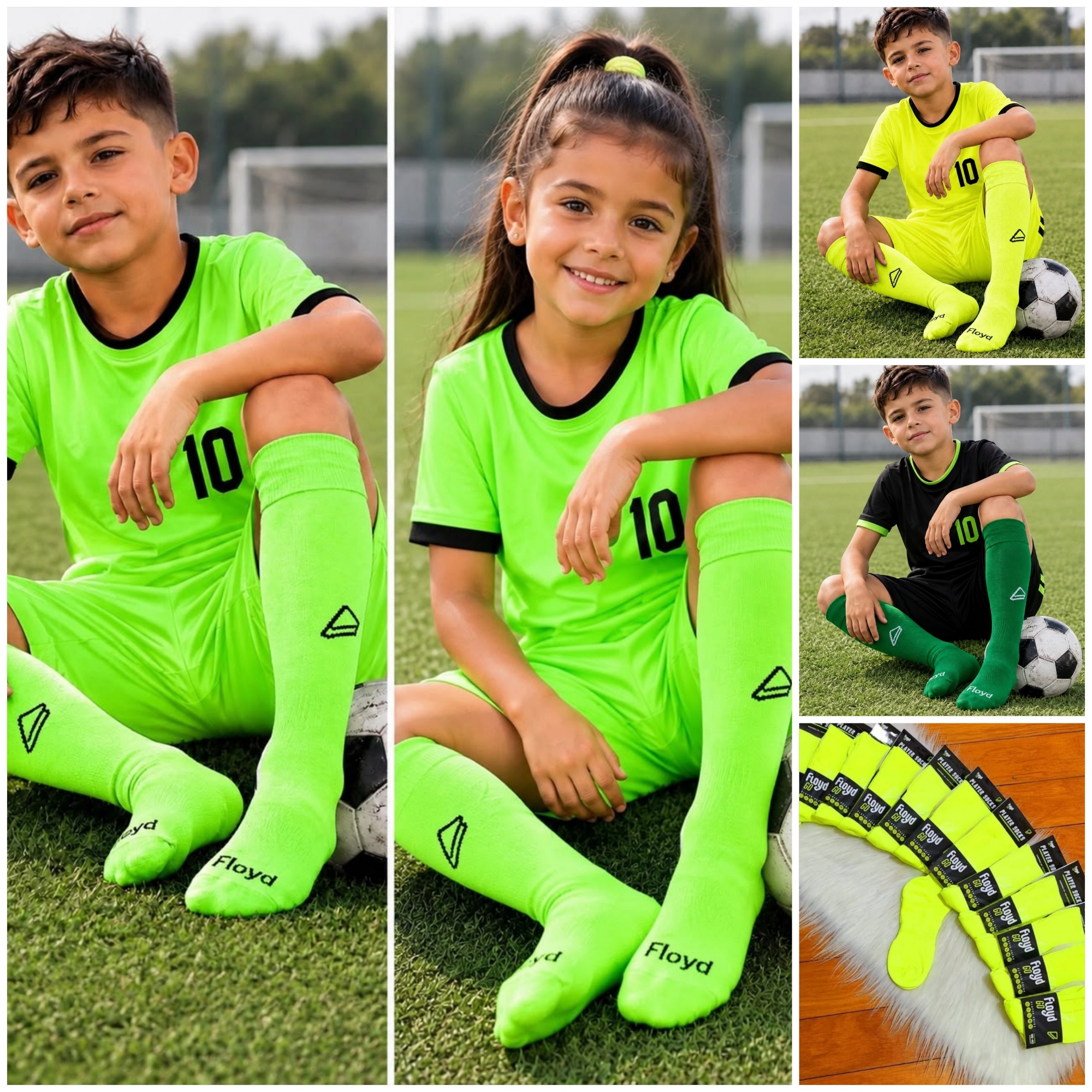 (art:go803) Floyd Niños Unisex Medias Deportivas - Imagen 8