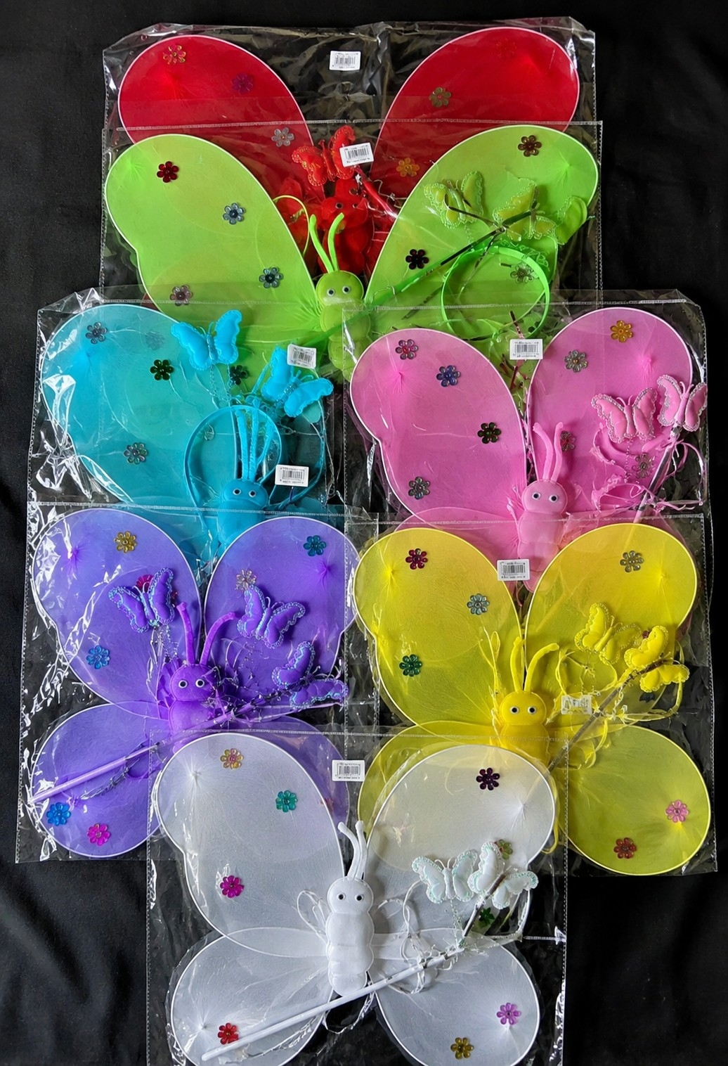 Alitas Mariposa (incluye Vincha y Varita) - Imagen 2