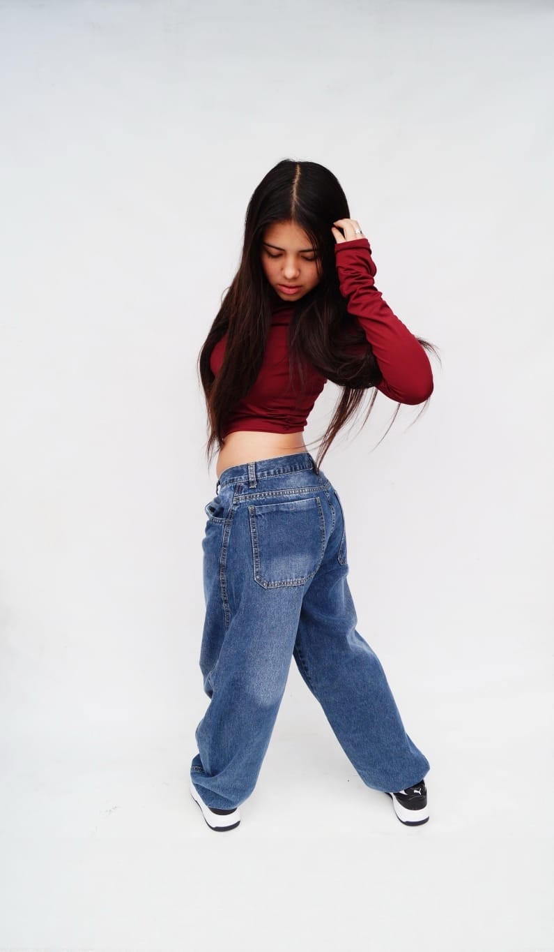 Baggy Verde Oxido Teens - Imagen 3
