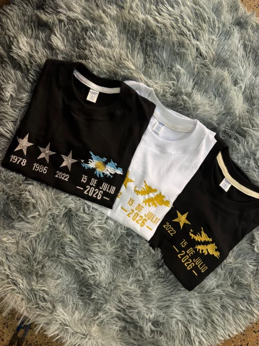 Remera Niño Malvinas Bordado