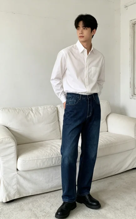 Pantalón Clásico Rígido Asul