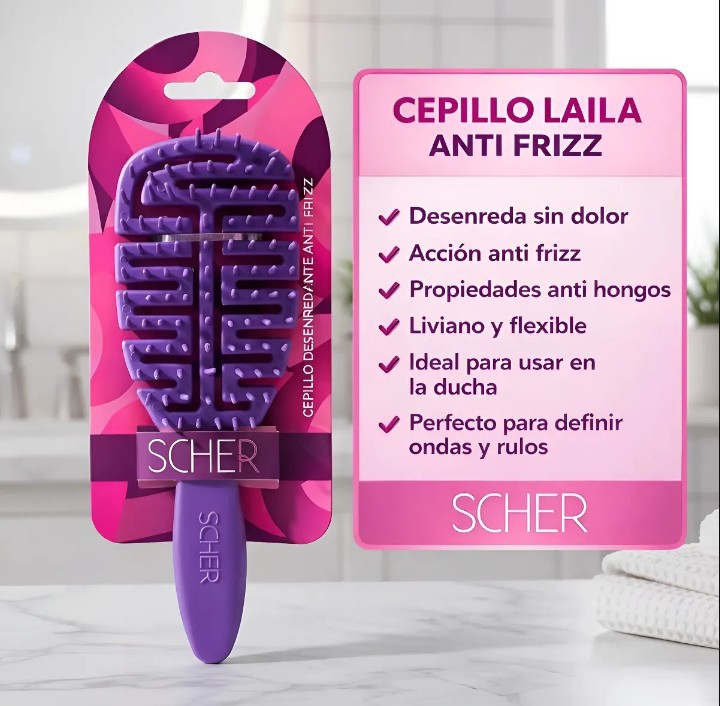Scher Cepillo Desenredante Anti Frizz Chico - Imagen 3