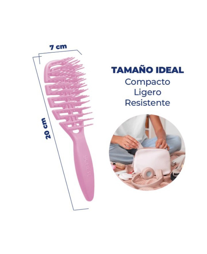 Scher Cepillo Desenredante Anti Frizz Chico - Imagen 4