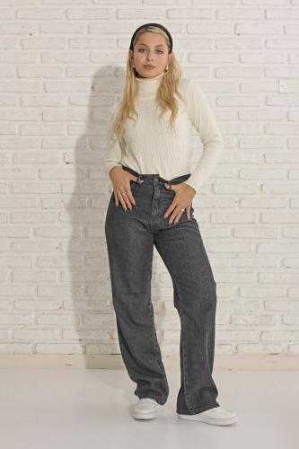 Wide Leg Gris Dark!