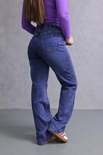 Wide Leg Confort Semielastizado Lila con Reguladores