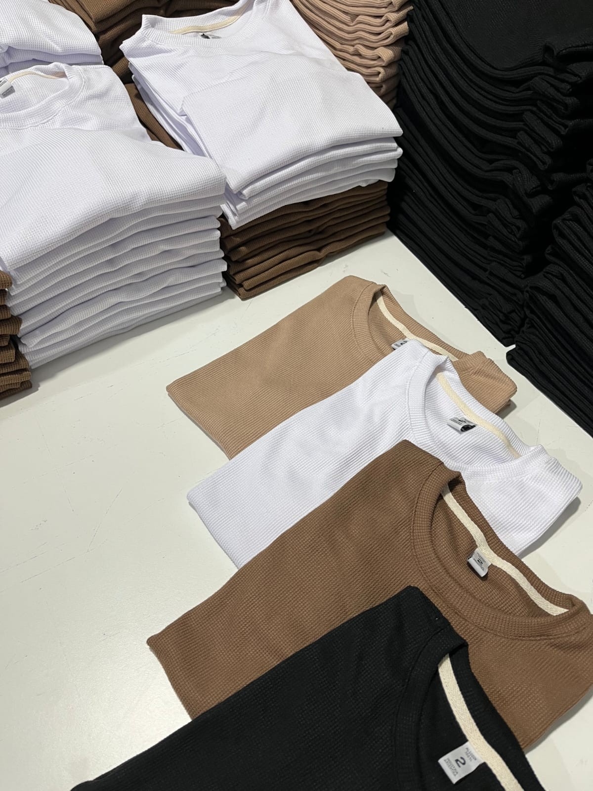 Remeras Wafle Talle 1 al 6 - Imagen 3