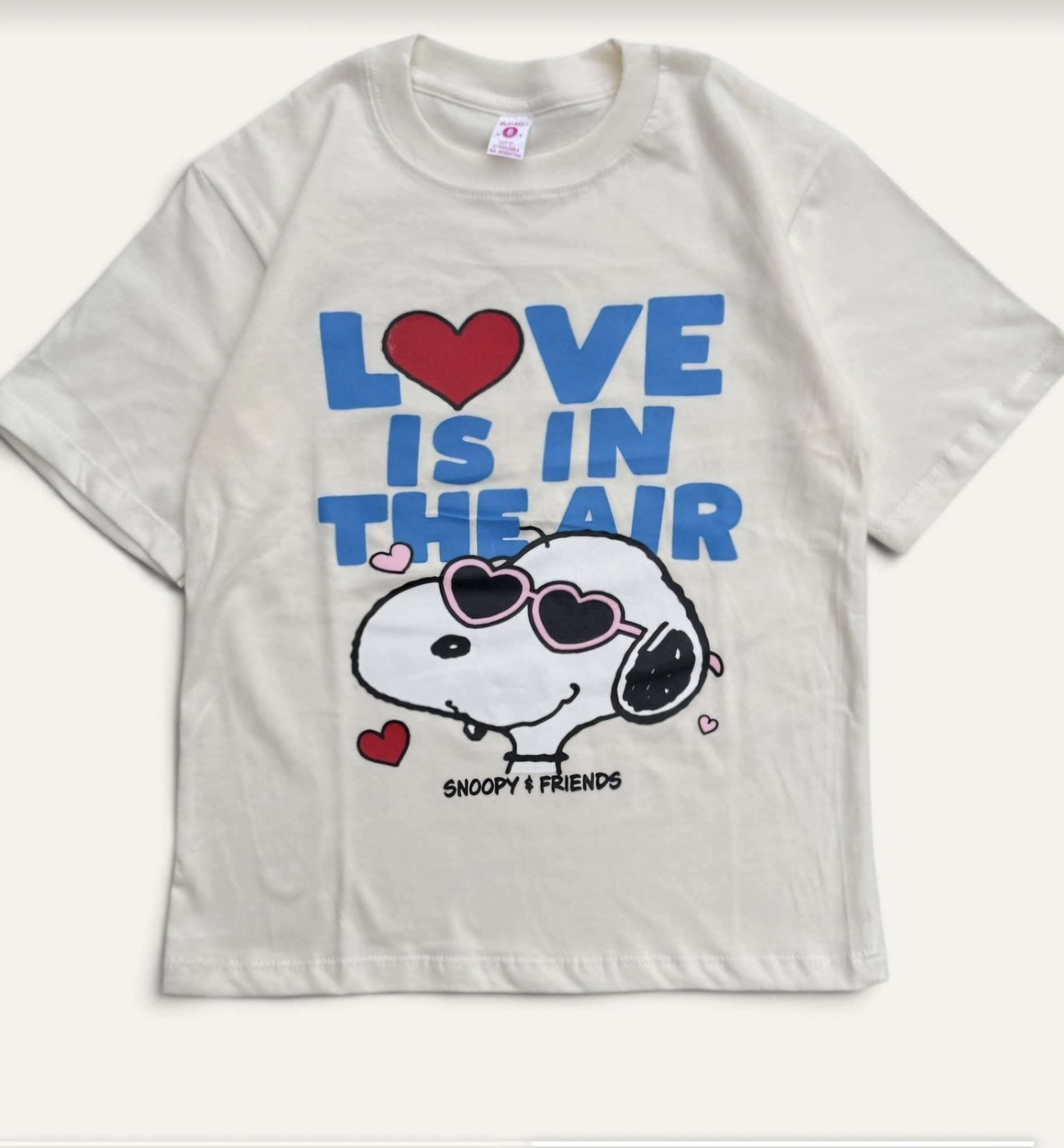 Remera Oversize Algodón Nena Snoopy - Imagen 2