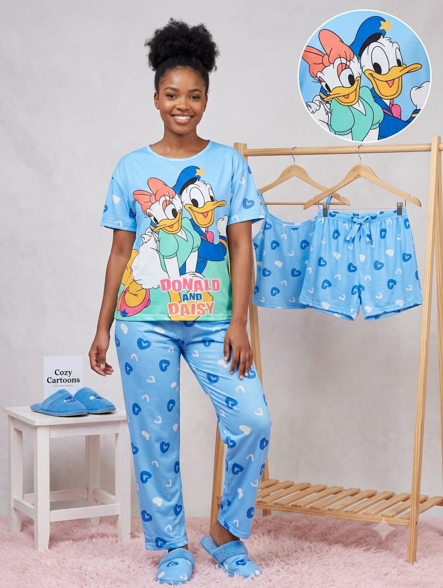 Pijamas de Dama  4 Piezas Importado - Imagen 3